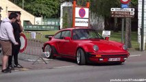 Tuner cars leaving a Carshow Petrolbrothers Aircooled Meeting 2022