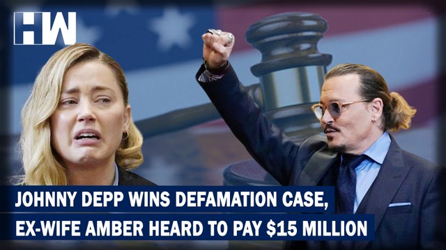 Headlines :Johnny Depp Wins Defamation Case, Ex-Wife Amber Heard To Pay $15 Million