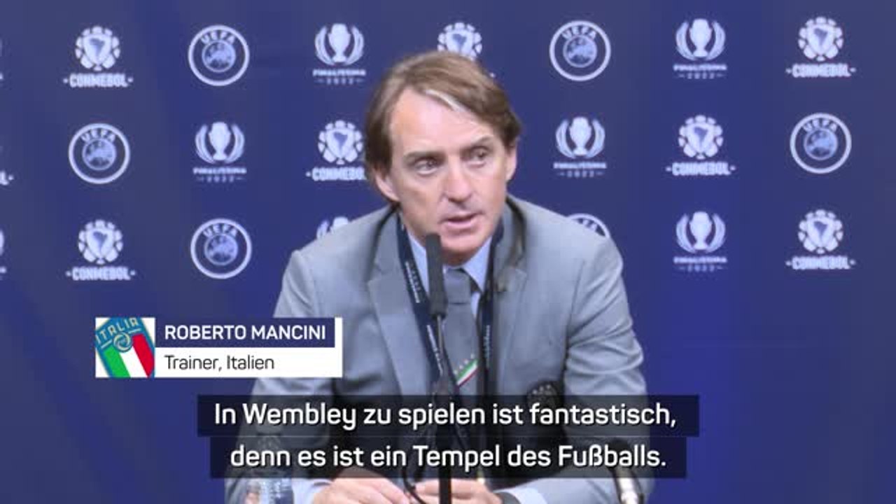 Mancini trotz Pleite: „Wembley ist fantastisch“