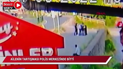 Ailenin tartışması polis merkezinde bitti