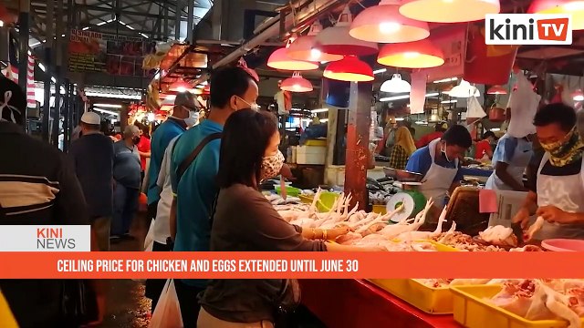 Ceiling price for chicken and eggs extended until June 30