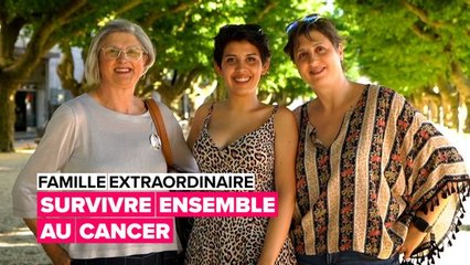 Trois générations unies par leur combat contre le cancer