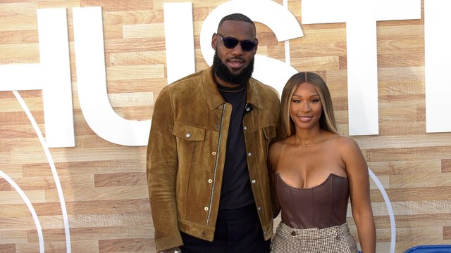 LeBron James and Savannah James Hustle Los Angeles Premiere Arrivals
