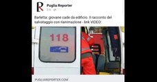 Ragazzo cade da edificio a Barletta, rianimato in tempo. La notizia su www.pugliareporter.com
