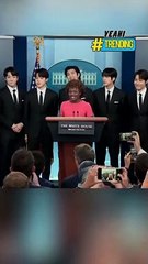 BTS gây ấn tượng mạnh khi phát biểu tại Nhà Trắng