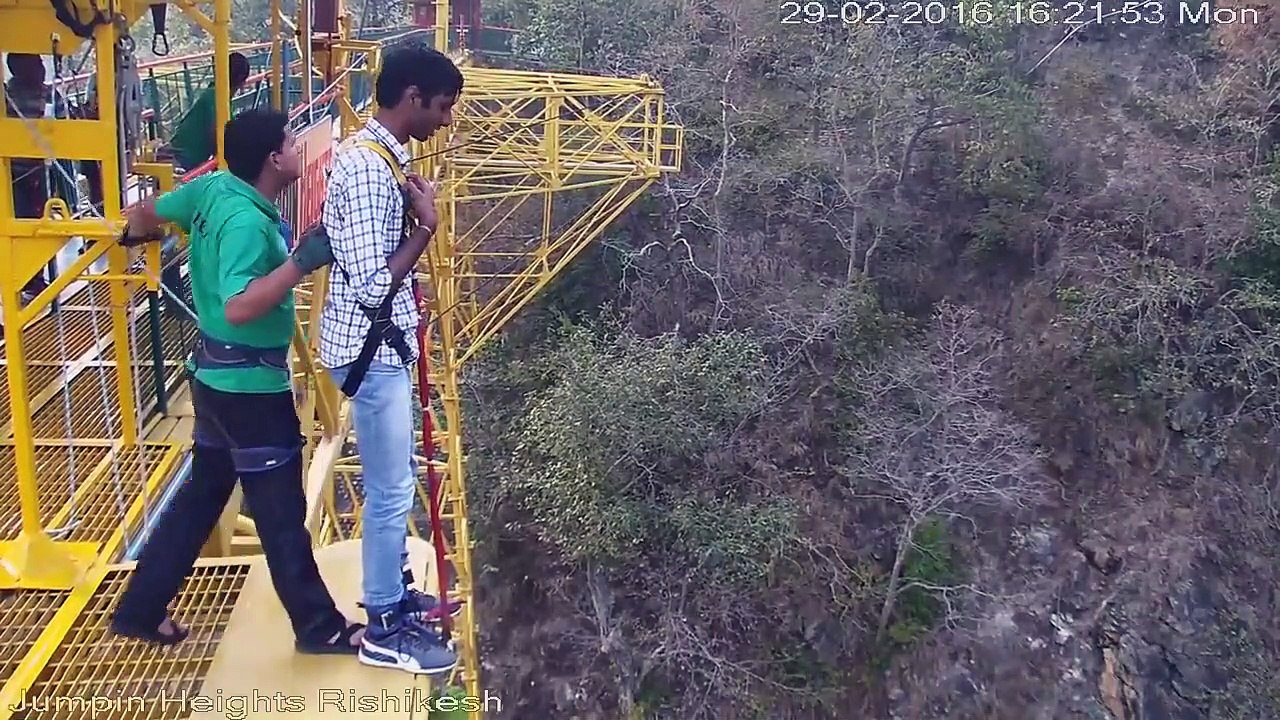 The Funny Bungee Jump in Rishikesh