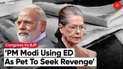 Congress Cries Vendetta Over National Herald Case, Nadda says ‘Criminal Deny Crimes’