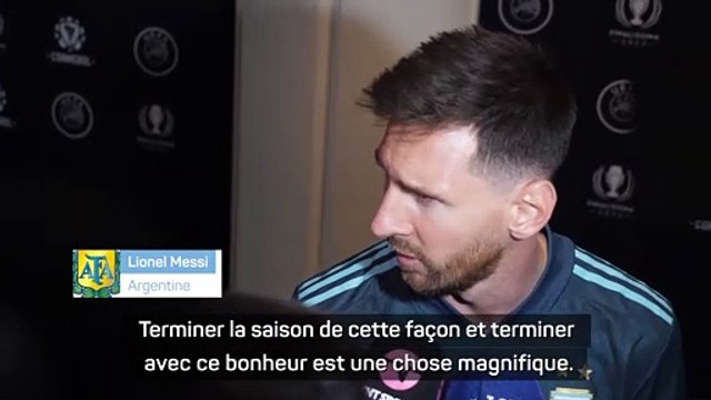 Finalissima - Messi : “Nous devons continuer à grandir”