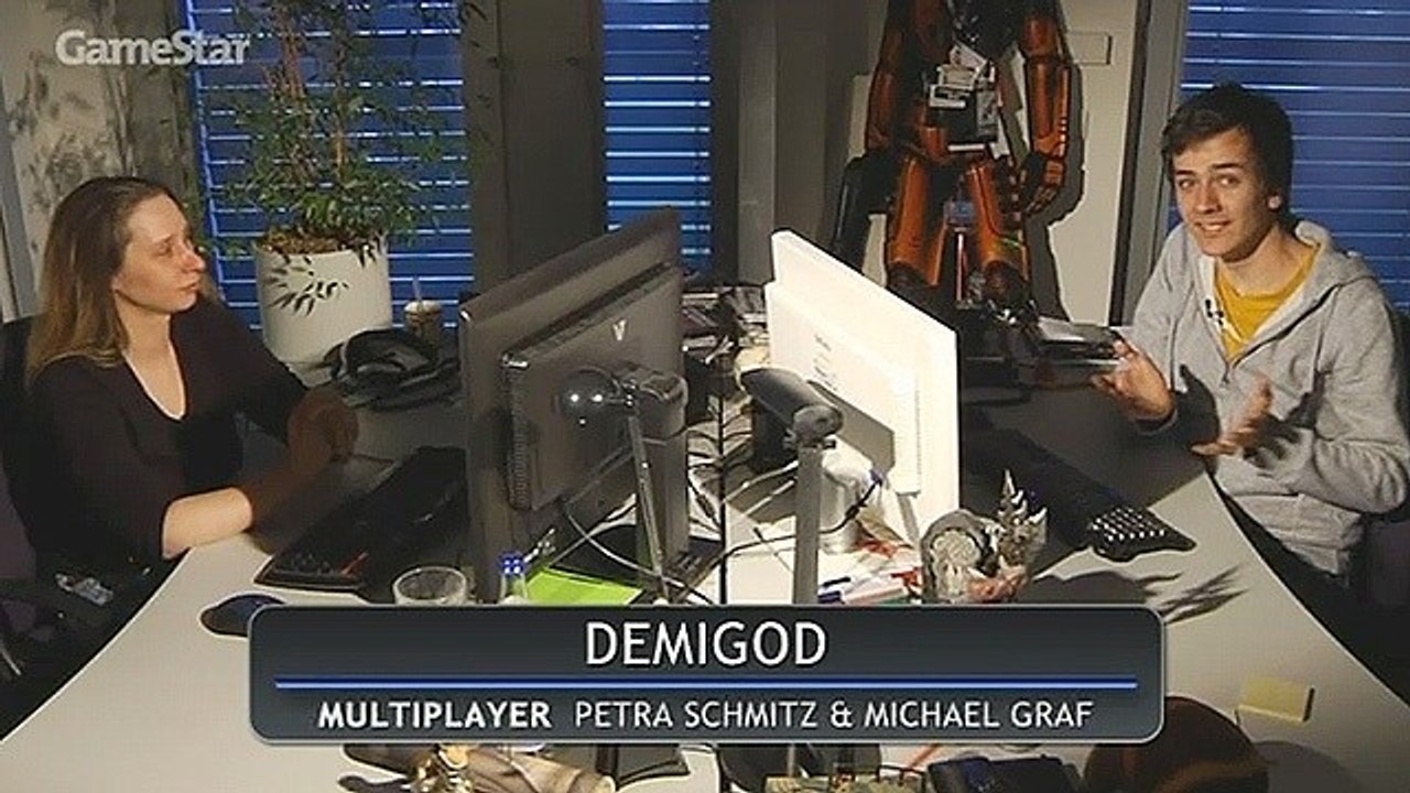 Demigod  - Multiplayer-Testvideo: Petra und Michael im Duell