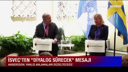 İsveç Başbakanı Andersson'dan Türkiye mesajı