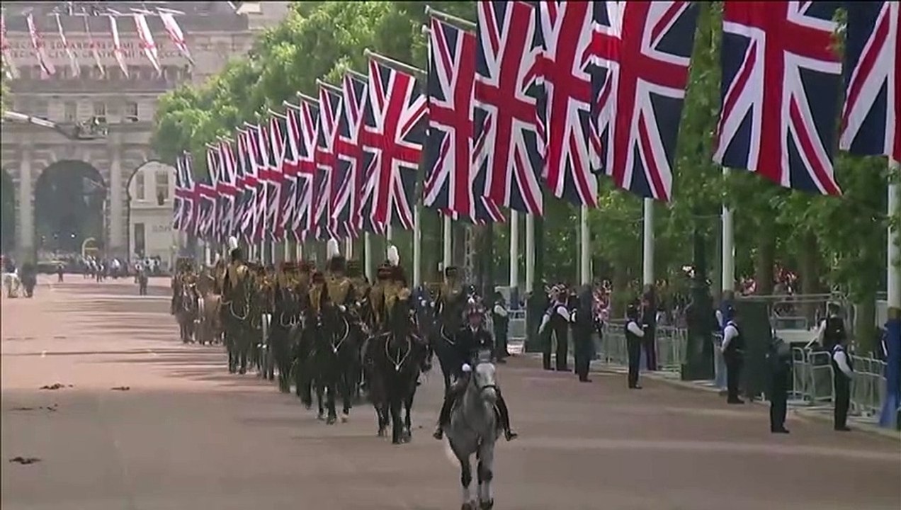 Trooping the Colour parade kickstarts Queen's Platinum Jubilee celebrations