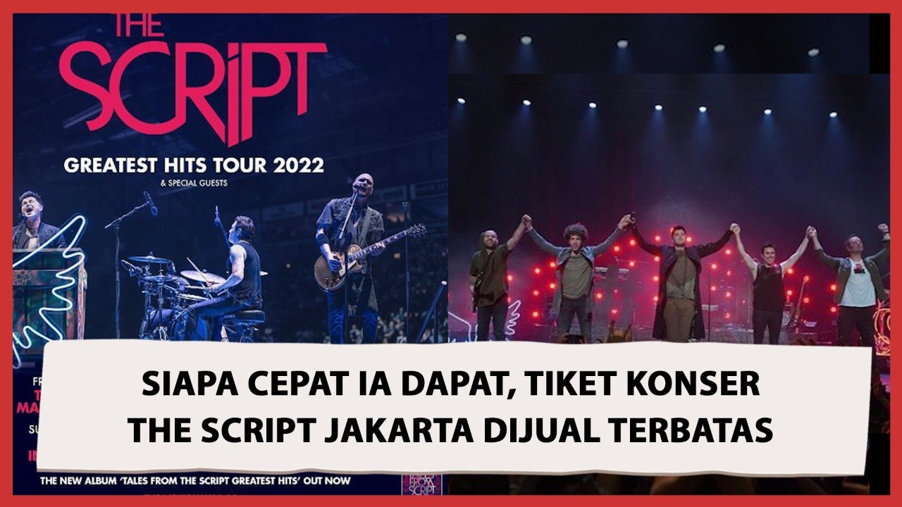 Tiket Konser The Script Jakarta Dijual Terbatas