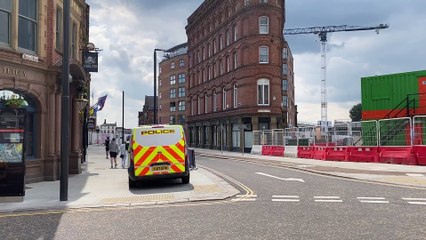 Man dies after falling from building in Leeds city centre