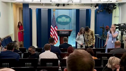 White House holds news conference with K-pop group BTS