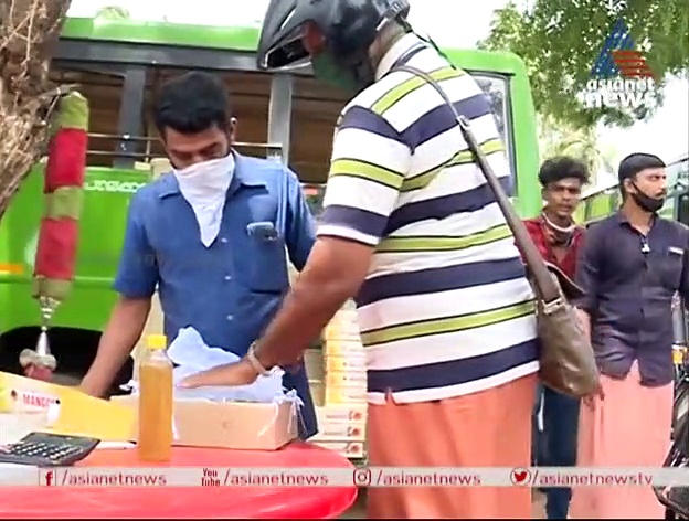 ലോക് ഡൗണ്‍ പ്രതിസന്ധി മറി കടക്കാന്‍ പാലക്കാട്ടെ ബസ് ജീവനക്കാരുടെ പുതുവഴി