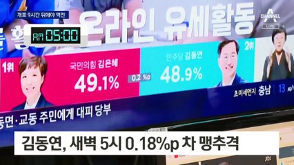 새벽 5시 32분의 역전…경기지사, 피 말린 밤샘 개표