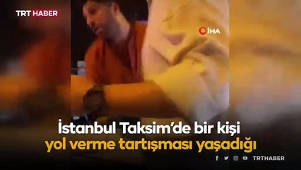 Camdan sarkıp vuramayınca taksinin peşinden koştu