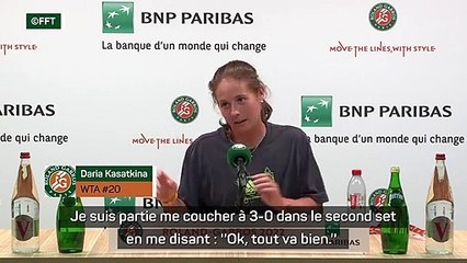 Roland-Garros - Kasatkina : "Nadal a montré à quel point il était fort mentalement"
