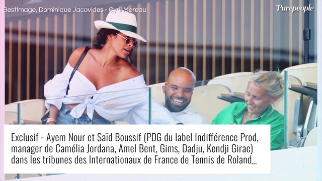 Ayem Nour : Epaules dénudées et ventre à l'air, elle s'affiche canon à Roland-Garros