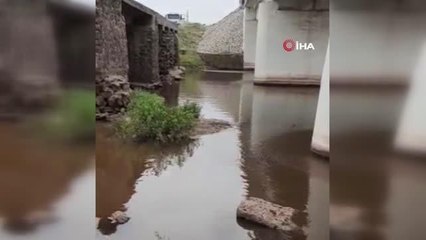 Siverek'te otomobil köprüden uçtu: 1 yaralı