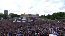 Prince Louis steals the show during Queen's Jubilee flypast