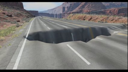 Cars vs Potholes - BeamNG.drive