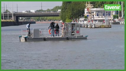 Un nouveau bateau pour nettoyer le canal de Bruxelles