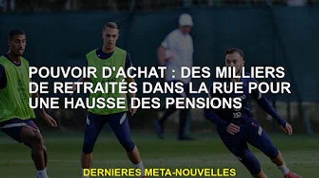 Pouvoir d'achat : Des milliers de retraités descendent dans la rue pour les retraites
