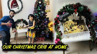 How To Make Christmas CRIB !! DIY Kudil At Home _ DAN JR VLOGS