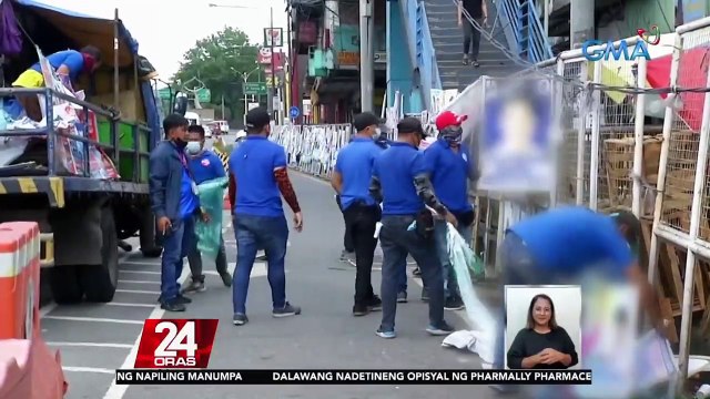 Mga campaign paraphernalia, ginagawang concrete hollow blocks at eco-bricks ng MMDA | 24 Oras