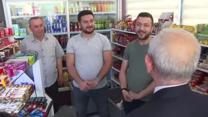 Kılıçdaroğlu, Karapınar ilçesinde esnaf ziyaretlerinde bulundu (2)