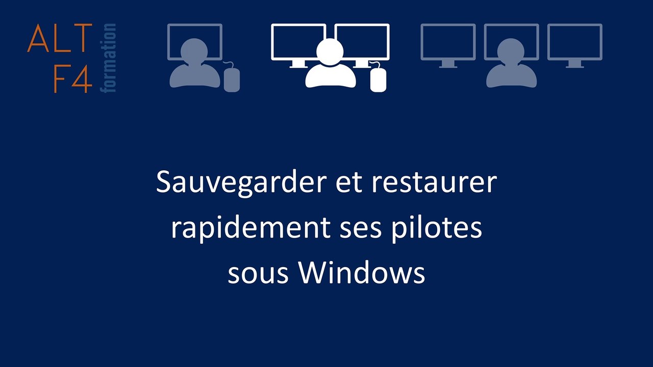 Sauvegarder et restaurer rapidement ses pilotes sous Windows