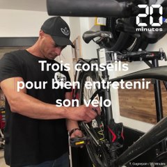 Download Video: Comment bien entretenir son vélo ? Les trois conseils d'un pro