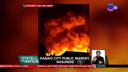 Danao City Public Market, nasunog | SONA