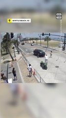 Trapped Motorcyclist Saved by Good Samaritans & Officers