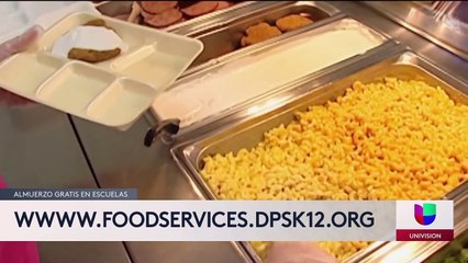 Almuerzo gratis en escuelas de Denver