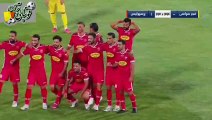 گل اول بازی فجرسپاسی و پرسپولیس