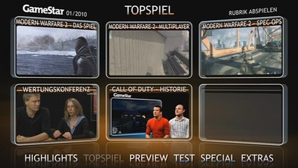 DVD-Highlights 01/2010  - Bad Company 2, MW 2, Force Unleashed & Dirt 2