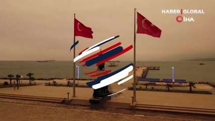 Suriye'den gelen toz taşınımı kentleri kızıla bürüdü! Ortaya bu görüntüler çıktı...