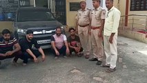 VIDEO: पुलिस पर फायरिंग करने वाले सोहेल खान गैंग के बदमाश मारपीट के वीडियो वायरल कर फैलाते थे दहशत, चार को दबोचा