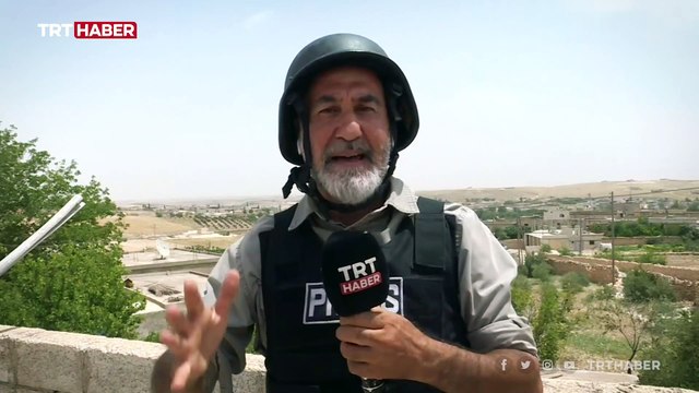 Terör örgütünün yuvalandığı sözde mevzileri TRT Haber görüntüledi