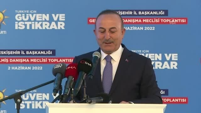ESKİŞEHİR - Dışişleri Bakanı Çavuşoğlu: Rusya savaşından sonra Türkiye, özellikle lojistikte, taşımacılıkta bir merkez haline geldi