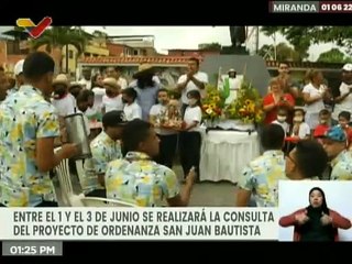 Miranda | Proyecto de Ordenanza San Juan Bautista se realizará entre el 1 y 3 de junio