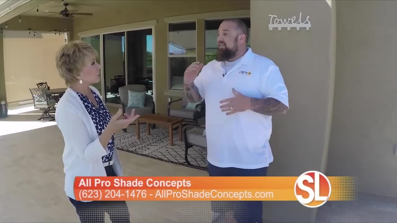 Choose the perfect outdoor shade for your home with All Pro Shade Concepts