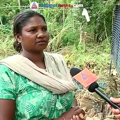 ഒറ്റമുറി വീടും തകര്‍ന്നു, സര്‍ക്കാര്‍ സഹായവും നടപ്പായില്ല; ഇപ്പോള്‍ താമസം ആട്ടിന്‍ക്കൂട്ടില്‍