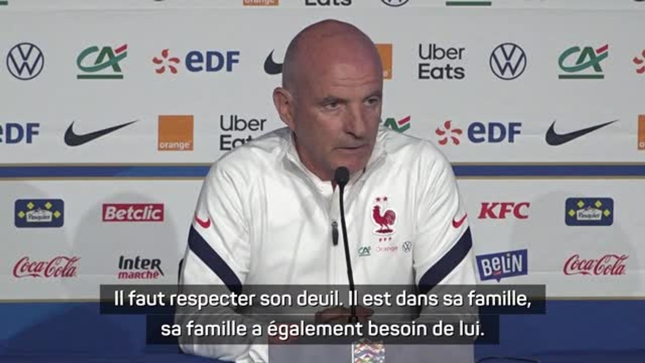 Bleus - Stéphan : "Il faut respecter le deuil de Didier"
