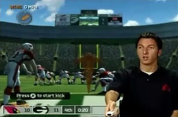 Madden NFL 07 Wii kicking free motion controls