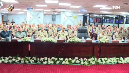 وزير الدفاع يشهد مشروع مراكز القيادة الإستراتيجى التعبوى التخصصى للهيئات والإدارات (عمرو -7)