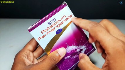 Experiment  Egg VS Glycerin And Potassium Permanganate  - Amazing Reaction