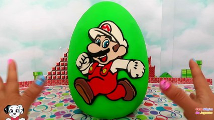 El Huevo Sorpresa Gigante de Super Mario de Fuego Huevo